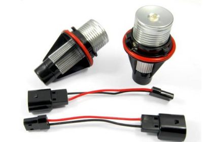 5W led για αυθεντικά angel eyes για BMW E39 / E60 / E53 X5 / E65 / E87 / E63 -μπλε χρώμα - 2τμχ.