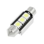 Led λάμπα για πλαφονιέρα CANBUS με 3 SMD led 36 mm - 1τμχ.