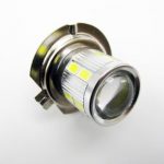 Led λάμπα H7 με 16 led και προτζέκτορα - 1τμχ.