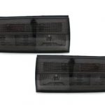 Πίσω φανάρια για BMW E30 coupe (1987-1991) / cabrio (1990-1994) / combi (1992-1994) - μαύρα χρωμίου - σετ 2τμχ.