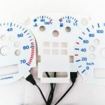 Φωτιζόμενο καντράν Vw Golf 4 / Bora - 220 km/h / 7000 στρ. μπλε