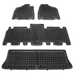 Λαστιχένια πατάκια Rezaw Plast για KIA Carnival II (2005-2014) - 7 θέσιο - τύπου σκαφάκι - 4τμχ.