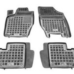 Λαστιχένια πατάκια Rezaw Plast για CITROEN C4 I / II (2004-2018) / PEUGEOT 307 (2001-2008) - τύπου σκαφάκι (μοντέλο με πυροσβεστήρα) - 4τμχ.