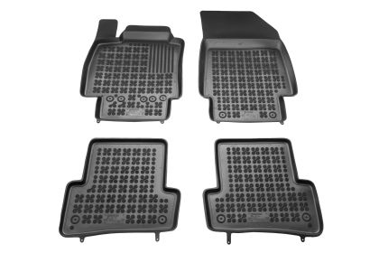 Λαστιχένια πατάκια Rezaw Plast για RENAULT Clio (2005-2012) / Clio IV (2012-2019) / RENAULT Captur (2013-2019) - τύπου σκαφάκι - 4τμχ.