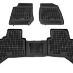 Λαστιχένια πατάκια Rezaw Plast για ISUZU D-Max II (2011-2019) - τύπου σκαφάκι - 3τμχ.