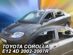 Ανεμοθραύστες για Toyota Corolla (2002-2007) sedan - 4 τμχ εμπρός και πίσω - Image 2