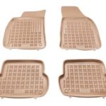 Λαστιχένια πατάκια Rezaw Plast για AUDI A4 B6 / B7 (2001-2008) τύπου σκαφάκι - μπεζ - 4τμχ.