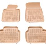 Λαστιχένια πατάκια Rezaw Plast BMW σειρά 3 E46 (1998-2005) / E90 / E91(2004-2013) - τύπου σκαφάκι - μπεζ - 4τμχ.
