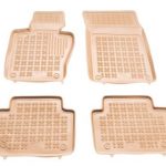 Λαστιχένια πατάκια Rezaw Plast για BMW X3 E83 (2003-2010) - τύπου σκαφάκι - μπεζ - 4τμχ.