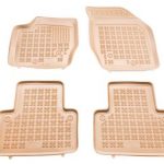 Λαστιχένια πατάκια Rezaw Plast για VOLVO XC90 (2002-2014) - τύπου σκαφάκι - μπεζ - 4τμχ.