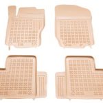 Λαστιχένια πατάκια Rezaw Plast για MERCEDES ML W164 (2005-2011) / GL X164 (2006-2012) - τύπου σκαφάκι - μπεζ - 4τμχ.
