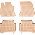 Λαστιχένια πατάκια Rezaw Plast για MERCEDES E-Class W212 (2009-2016) / CLS C218 (2011-2018) τύπου σκαφάκι - μπεζ - 4τμχ.