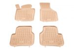 Λαστιχένια πατάκια Rezaw Plast για VW Passat B6 / B7 (2005-2014) / Tiguan (2007-2016) / Jetta (2010-2018) - τύπου σκαφάκι - μπεζ - 4τμχ.