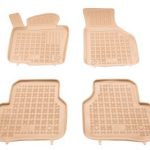 Λαστιχένια πατάκια Rezaw Plast για VW Passat B6 / B7 (2005-2014) / Tiguan (2007-2016) / Jetta (2010-2018) - τύπου σκαφάκι - μπεζ - 4τμχ.