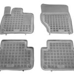 Λαστιχένια πατάκια Rezaw Plast για AUDI Q7 4L (2005-2015) τύπου σκαφάκι - γκρι - 4τμχ.