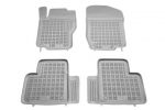 Λαστιχένια πατάκια Rezaw Plast για MERCEDES ML W164 (2005-2011) / GL X164 (2006-2012) - τύπου σκαφάκι - γκρι - 4τμχ.