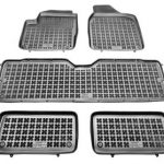 Λαστιχένια πατάκια Rezaw Plast για FORD Galaxy (1995-2006) / VW Sharan / SEAT Alhambra (1995-2010) - τύπου σκαφάκι για την 1η , 2η και 3η σειρά καθισμάτων - 4τμχ.
