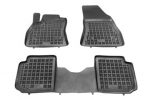Λαστιχένια πατάκια Rezaw Plast για FIAT 500L / 500L Trekking / 500L Living (2013-2022) 7 θέσιο - τύπου σκαφάκι - 3τμχ.
