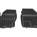 Λαστιχένια πατάκια Rezaw Plast για Ford Transit Connect II (2013-2023) - front with an extra material on the driver side - τύπου σκαφάκι - 2τμχ.