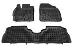 Λαστιχένια πατάκια Rezaw Plast για TOYOTA Prius + (2011-2017) - τύπου σκαφάκι - 3τμχ.