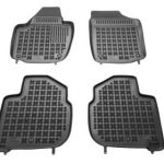 Λαστιχένια πατάκια Rezaw Plast για SEAT Toledo IV (2012-2018) / SKODA Rapid (2012-2019) - τύπου σκαφάκι - 4τμχ.