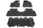 Λαστιχένια πατάκια Rezaw Plast για KIA Sorento III (2015-2020) - 7 seats - τύπου σκαφάκι - 4τμχ.