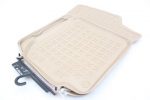 Λαστιχένια πατάκια Rezaw Plast για Wv Golf 4 / Wv Bora / VW Beetle / VW Jetta / Skoda Octavia 1 (1997-2010) / Seat Leon και Toledo (1999-2005) - τύπου σκαφάκι - μπεζ - 4τμχ. - Image 3