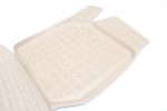Λαστιχένια πατάκια Rezaw Plast για Wv Golf 4 / Wv Bora / VW Beetle / VW Jetta / Skoda Octavia 1 (1997-2010) / Seat Leon και Toledo (1999-2005) - τύπου σκαφάκι - μπεζ - 4τμχ. - Image 5