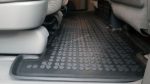 Λαστιχένια πατάκια Rezaw Plast για KIA Carnival II (2005-2014) - 5 seats - τύπου σκαφάκι - 3τμχ. - Image 6