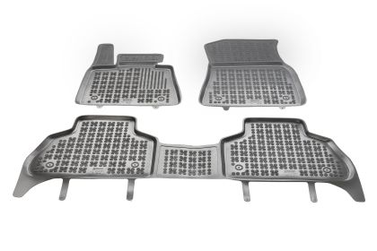 Λαστιχένια πατάκια Rezaw Plast για BMW X5 G05 (2018+) - τύπου σκαφάκι - 3τμχ.