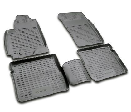 3D Λαστιχένια πατάκια για Mitsubishi Outlander (2003-2006) - 4τμχ.
