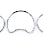 Δαχτυλίδια καντράν για Mercedes  W202 (1996-2001) / W208 CLK (1997-2002) / W210 (1995-1999) - ασημένια