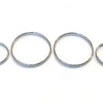 Δαχτυλίδια καντράν για Opel Astra G / Zafira A - χρωμίου