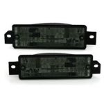 Φλας προφυλακτήρα BMW E30 (1983-1990)  limousine / touring / coupe / cabrio  - μαύρο χρωμίου - σετ 2τμχ.