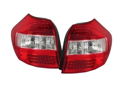 Πίσω φανάρια led για BMW E87 (2004-2007) - chrome - σετ 2τμχ.