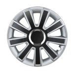 Τάσια Leoplast Flash ασημί / μαύρο - 14" ιντσών - 4τμχ.