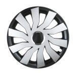 Τάσια Leoplast Cliff μαύρο / ασημί - 16" ιντσών - 4τμχ.