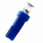 Led λάμπα τύπου T5 12V/1.2W μπλε - 1τμχ.