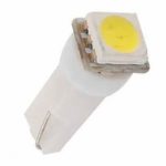 Led λάμπα τύπου T5 12V/1.2W λευκή - με 5050 smd led - 1τμχ.
