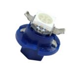 Led λάμπα τύπου B8.4D 12V/ 2W με 1 SMD 5050 - μπλε - 1τμχ.