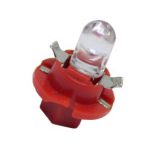 Led λάμπα τύπου B8.4D 12V/ 2W κόκκινη - 1τμχ.