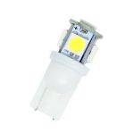 Led λάμπα τύπου Τ10 με 5 SMD led 6000K - 1τμχ.