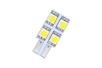 Led λάμπα τύπου Τ10 με 4 SMD led από τη μία πλευρά - 1τμχ.
