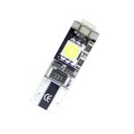 LEd λάμπα τύπου Τ10 με 3 SMD led - CANBUS 5000K - 1τμχ.