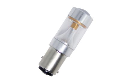 Led λάμπα τύπου BA15W με 6 SMD led 2323 και ανακλαστήρα - διπλού φωτισμού λευκή - 1τμχ.