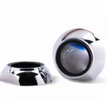 Καπάκι για προτζέκτορες Morimoto Mini 2.5'' - ημικύκλιο D=13 cm (κατάλληλα για Audi) - χρωμίου με μαύρο