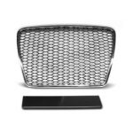 Μάσκα χωρίς σήμα για Audi A6 C6 (2008-2011) - RS Look με πλαίσιο χρωμίου