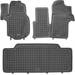Λαστιχένια πατάκια Rezaw Plast για Man TGE (2017+) / Volkswagen Crafter II (2016+) - τύπου σκαφάκι - 3τμχ.