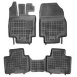 Λαστιχένια πατάκια Rezaw Plast για TOYOTA Highlander IV (XU70) (2019+) 5 seats τύπου σκαφάκι - 3τμχ.