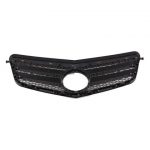 Μάσκα για Mercedes W212 E-Class (2009+) - μάυρη με πλαίσιο χρωμίου - Image 5